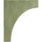 Ekena Millwork 5 1/4"W x 10"D x 12"H Clarksville Wood Vintage Decor Bracket, Restoration Green BKTWD05X10X12CVGR - alternate 2